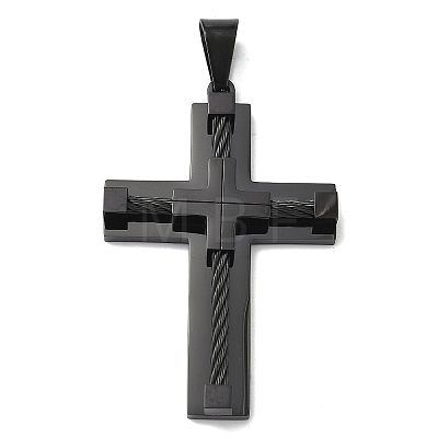 304 Stainless Steel Pendants STAS-H256-05B-1