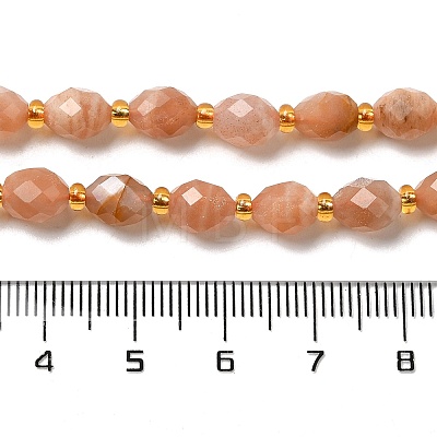 Natural Sunstone Beads Strands G-H297-C14-01-1