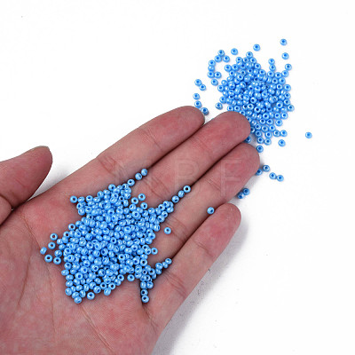 8/0 Czech Opaque Glass Seed Beads SEED-N004-003A-17-1