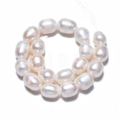 Natural Cultured Freshwater Pearl Beads Strands PEAR-N012-07B-1