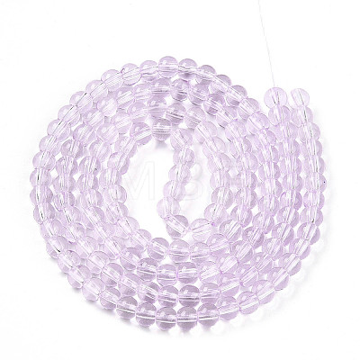 Baking Paint Transparent Glass Beads X1-DGLA-N006-6mm-05-1