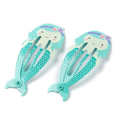 Baking Paint Iron Snap Hair Clips PHAR-B0002-27A-1