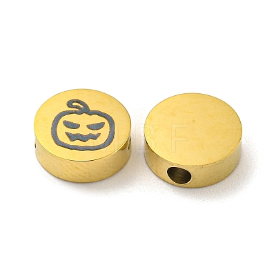Halloween Theme 304 Stainless Steel Beads LS-STAS-M069-01C-G-1