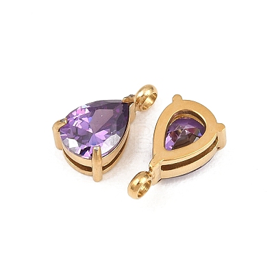 304 Stainless Steel Pendants STAS-L022-058G-02-1