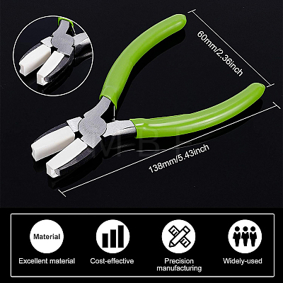High Carbon Steel Flat Nose Pliers TOOL-WH0122-26A-1