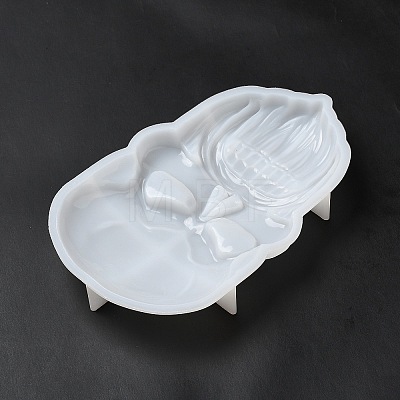 Sad Skull Display Decoration Silicone Molds DIY-L071-08C-1