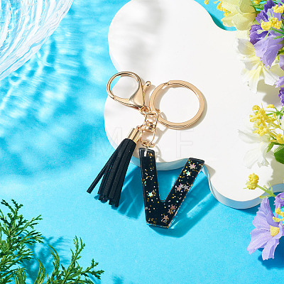 1Pc Resin Letter Keychains KEYC-TADJ0001-09V-1