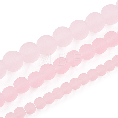 Transparent Glass Beads Strands LS-GLAA-T032-T4mm-MD10-1