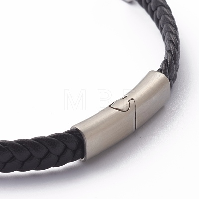 Braided Waxed Polyester Cord Bracelet Making MAK-Z001-01-1