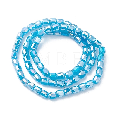 Imitation Jade Glass Beads Strands EGLA-K015-04A-1