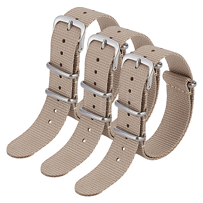 3Pcs Nylon Watch Bands AJEW-OC0015-63C-1
