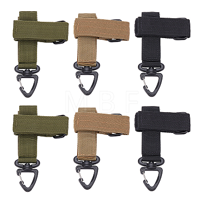 6Pcs Nylon Cable Tie with Plastic Clasp Gloves Holder AJEW-FH0001-49-1