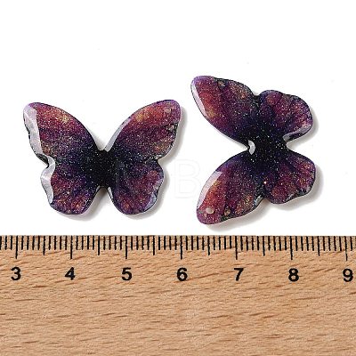 Trsnaprent Epoxy Resin Pendants RE-CBA2911-01G-1