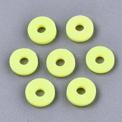 Handmade Polymer Clay Beads CLAY-Q251-6.0mm-95-1