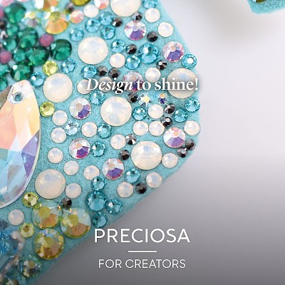 Preciosa® MAXIMA Crystal No Hotfix Flatback Stones Y-PRC-NSS6-20050-200-1