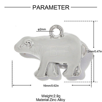 Zinc Alloy Pendants AL-OY001-06P-1