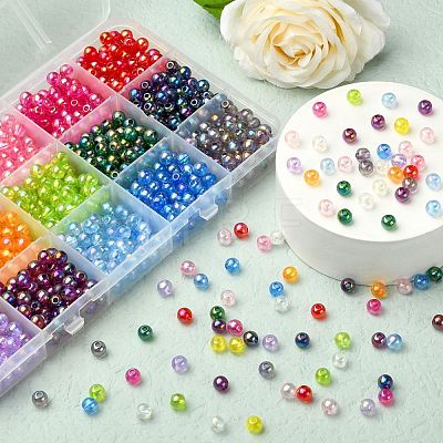 Transparent Acrylic Beads MACR-FS0001-15-1