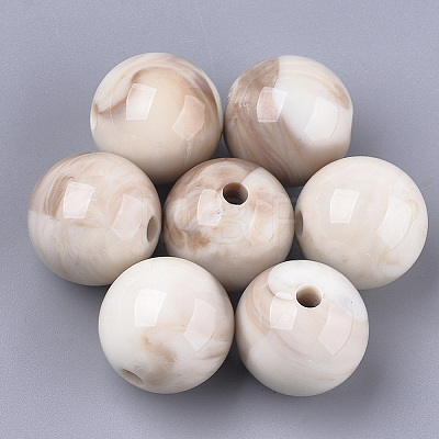 Acrylic Beads OACR-S029-060K-04-1