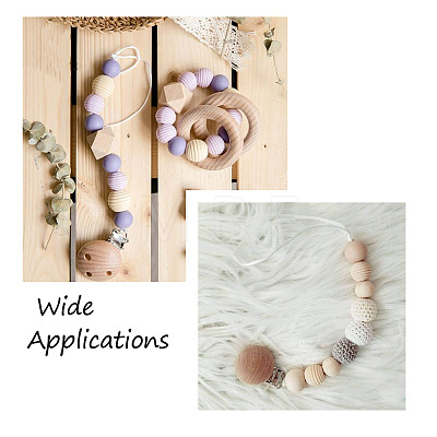 300Pcs 6 Styles Natural Thread Wooden Beads WOOD-TA0001-63-1