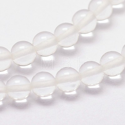 Natural Quartz Crystal Beads Strands G-N0218-01-3mm-1