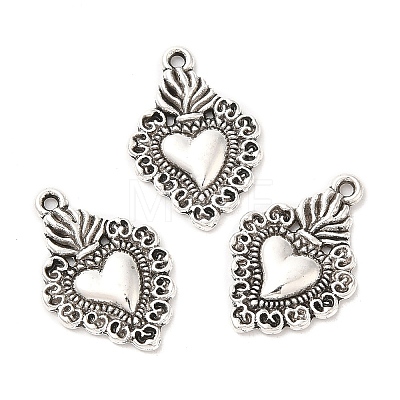 Tibetan Style Alloy Pendants PALLOY-R143-16AS-1