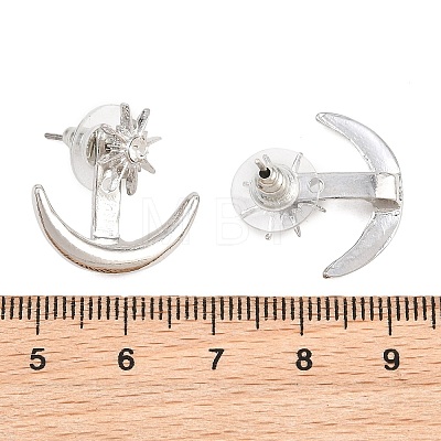 Women's Alloy Stud Earrings AL-CBA3C8B-01P-1