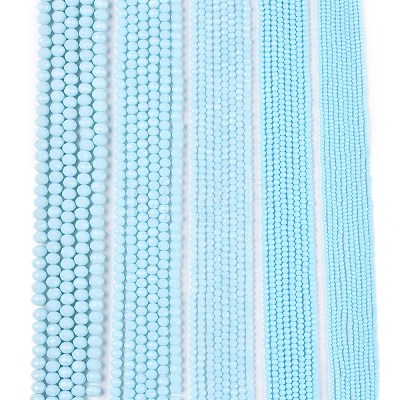 Opaque Solid Color Imitation Jade Glass Beads Strands EGLA-A044-P3mm-D06-1