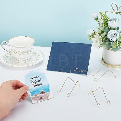 Alloy Place Card Holder DJEW-WH0018-24-1