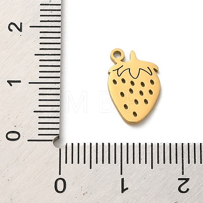 304 Stainless Steel Charms STAS-O005-21G-1