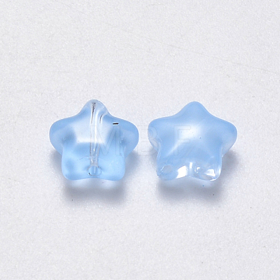 Transparent Glass Beads GLAA-R211-04-A02-1