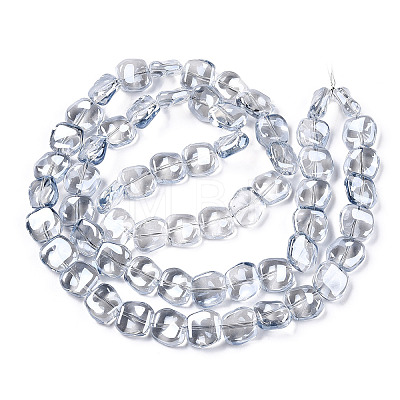 Electroplate Glass Beads Strand EGLA-S188-21-A02-1