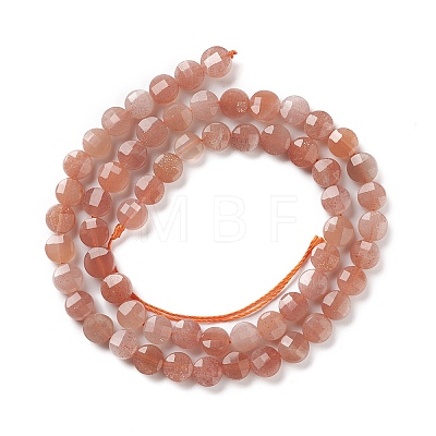 Natural Sunstone Graduated Beads Strands G-K332-B05-1