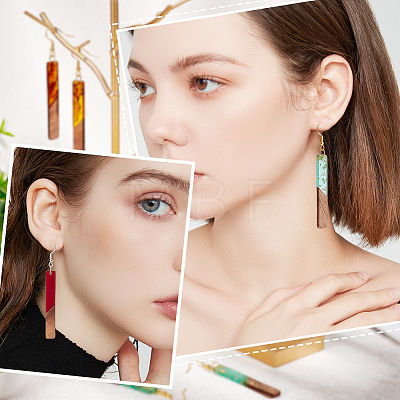 DIY Rectangle Earring Making Kit DIY-DC0001-74-1