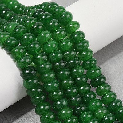 Dyed Natural White Jade Beads Strands G-G107-A09-01-1