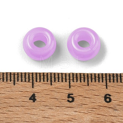 Pearlized Plastic Beads KY-T025-01-D10-1