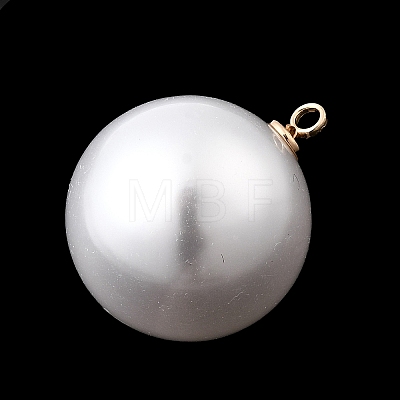 ABS Plastic Imitation Pearl Pendants FIND-H052-01K-04KCG-1