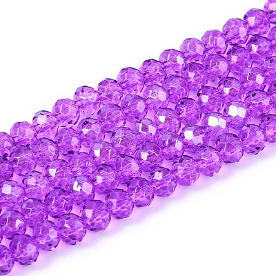 Baking Paint Glass Beads Strands EGLA-Q120-D-A02-1