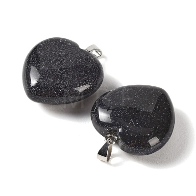 Synthetic Blue Goldstone Pendants GG-CBAA0EE-04P-07-1