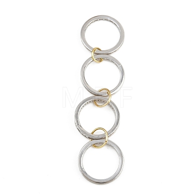 Brass Micro Pave Cubic Zirconia Plain Band Finger Rings for Women RJEW-P160-01H-P01-1