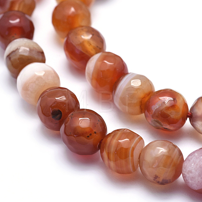 Natural Agate Beads G-J371-15-8mm-1