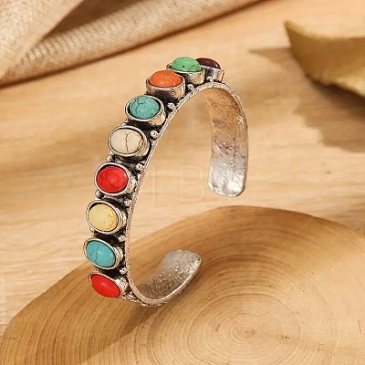 Bohemian Style Alloy Cuff Bangles FS-WGD0FBE-01-1
