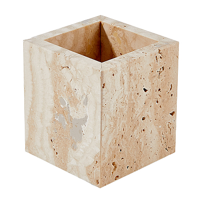 Rectangle Marble Storage Holder for Bathroom AJEW-WH0880-74B-01-1