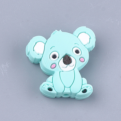 Food Grade Eco-Friendly Silicone Focal Beads SIL-T052-03E-1