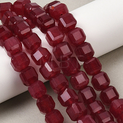Natural White Jade Beads Strands G-D343-A01-02-1
