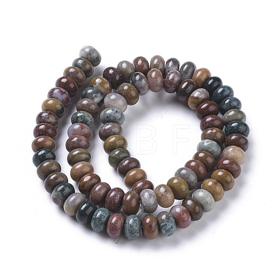 Natural Ocean Jasper Beads Strands G-F668-17-B-1