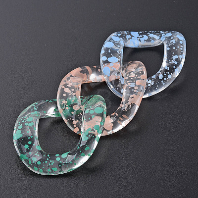 Transparent Acrylic Linking Rings OACR-N009-015A-B-1