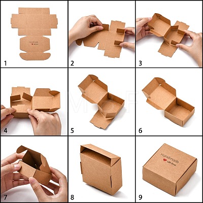 Kraft Paper Gift Box X-CON-L014-E02-1
