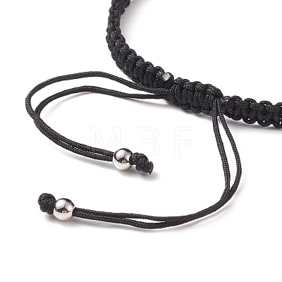 201 Stainless Steel Cross Link Bracelet BJEW-TA00164-01-1
