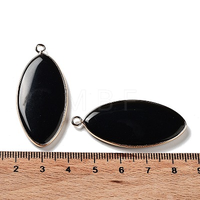 Natural Obsidian Pendants G-G063-03C-1