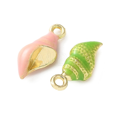 Alloy Enamel Pendants AL-CBA3844-02A-G-1